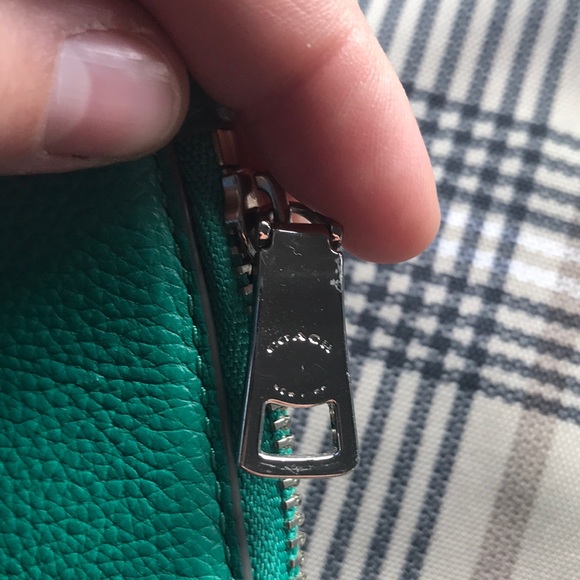 Green Coach Wristlet - Picture 4 of 4